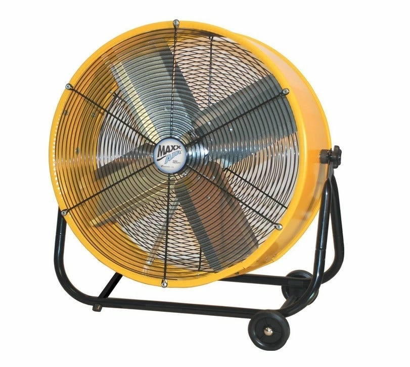 Best Sale 🎁 Ventamatic Maxxair 24 inch Direct Drive 2 Speed Portable Air Circulator BF24TF YEL TE - Fans 🛒