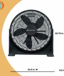 New 🥰 Comfort Zone High Velocity Turbo Fan, 20" - CZ700T - Fans 😍 -Heating Shop 1151c51cc130b85823eaa026fee79a5fbea492d3 85615036 4