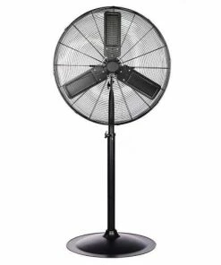 Budget 💯 Various Brands Comfort Zone High-Velocity Pedestal Shop Fan, 30" - FS-750-4 - Fans 🛒