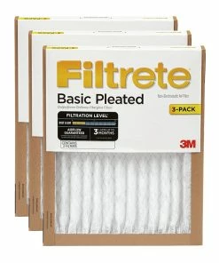 Best deal 🎁 3Pk Filtrete Basic Pleated Filter 20x25x1 (FBA03-3PK-2) - Furnace Filters & Maintenance 💯