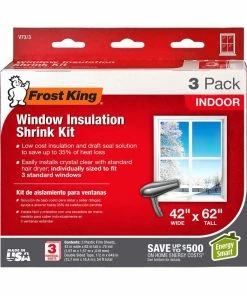 Cheap ✨ Frost King Window Insulation Shrink Kit, 3 Pack - V73/3H - Weather Stripping 🎉