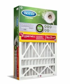 Best Pirce 👏 Bestair 16 x 25 x 4 Merv 8 Honeywell Air Filter - HW1625-8R - Furnace Filters & Maintenance 🤩