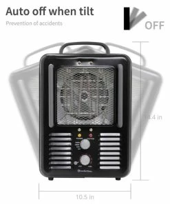 Promo ✨ Various Brands Powergear by Comfort Zone Milkhouse Utility Heater - CZ798BK - Electric Heaters ❤️ -Heating Shop 3bc869ecb5d11430d7173d6cc7b3d3234c4edb25 3400228