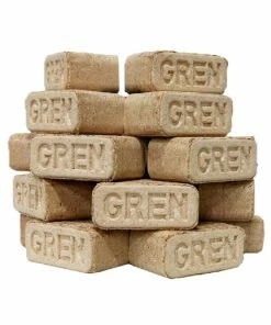 Cheap 💯 Various Brands Wood Fuel Blocks, 20 Pack - GREN-20 - Fireplace Accessories ✨