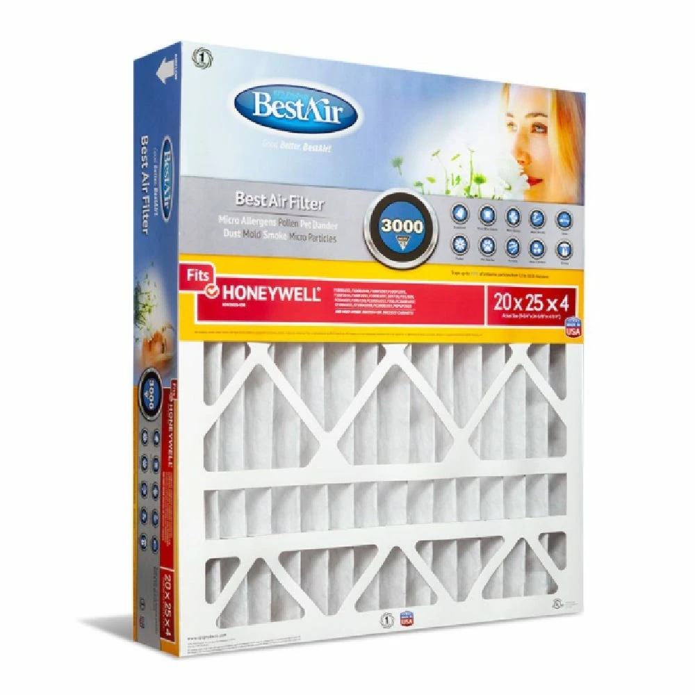 Best deal 🤩 Bestair 20 x 25 x 4 Merv 13 Honeywell Air Filter - HW2025-13R - Furnace Filters & Maintenance ⭐ 3 Best deal 🤩 Bestair 20 x 25 x 4 Merv 13 Honeywell Air Filter - HW2025-13R - Furnace Filters & Maintenance ⭐