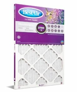 Best reviews of ❤️ Bestair 16 x 25 x 1 Merv 12 Pleated Furnace Filter - B1-1625-12-6 - Furnace Filters & Maintenance 👍