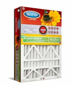 Best reviews of 🧨 Bestair 16 x 25 x 5 Merv 11 Trion Air Bear Furnace Filter - AB1625-11R - Furnace Filters & Maintenance 🔔