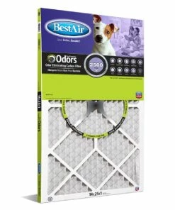 Buy 🎉 Bestair 14 x 25 x 1 Merv 11 Carbon Infused Pet Filter - PF1425-1 - Furnace Filters & Maintenance 🧨