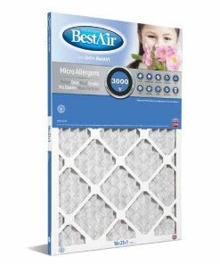 Wholesale 👍 Bestair 16 x 25 x 1 Merv 13 Pleated Furnace Filter - B1-1625-13-6 - Furnace Filters & Maintenance 😍