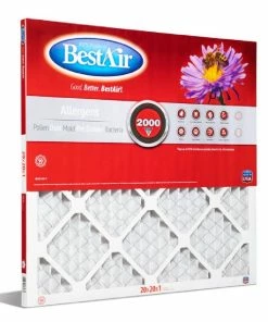 Wholesale 😍 Bestair 20 x 20 x 1 Merv 11 Pleated Furnace Filter - B1-2020-11-6 - Furnace Filters & Maintenance 😍