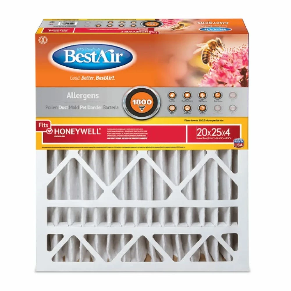Promo ❤️ Bestair 20 x 25 x 4 Merv 10 Pleated Furnace Filter - HW2025-10R - Furnace Filters & Maintenance ✔️ 3 Promo ❤️ Bestair 20 x 25 x 4 Merv 10 Pleated Furnace Filter - HW2025-10R - Furnace Filters & Maintenance ✔️
