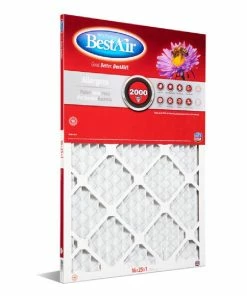 Best deal 🛒 Bestair 16 x 25 x 1 Merv 11 Pleated Furnace Filter - B1-1625-11-6 - Furnace Filters & Maintenance 🥰