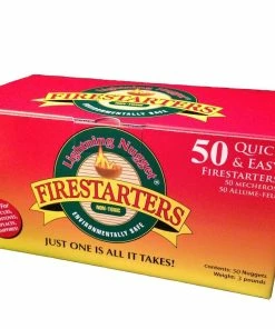 Promo 🧨 Lightning Nugget Firestarter 50 pc. N50LBOX - Fireplace Accessories 🧨