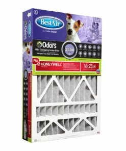 Coupon 🤩 Bestair 16 x 25 x 4 Merv 11 Carbon Honeywell Air Filter - PFHW1625-11CR - Furnace Filters & Maintenance 😉