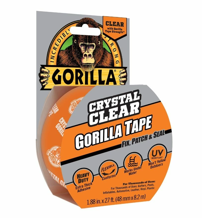 Hot Sale ๐ Gorilla Glue Crystal Clear Repair Tape - 6027003 ๐ 3 Hot Sale ๐ Gorilla Glue Crystal Clear Repair Tape - 6027003 ๐