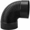 Best deal 🛒 Imperial Mfg 8" Corrugated Black Stove Pipe Elbow BM0025 - Fireplace Accessories 👍 -Heating Shop a50006d86cb05dc79f388583e818e47f3e023952 imperial mfg corrugate black stove pipe elbow bm0025 1