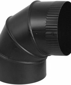 Best deal 😀 Imperial Mfg Black 8 inch Adjustable Stove Pipe Elbow 24 Gauge BM0016 - Fireplace Accessories 🤩
