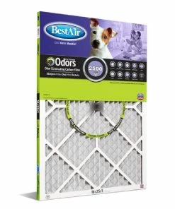 Top 10 😉 Bestair 16 x 25 x 1 Merv 11 Allergen/Odor Reduction Carbon Air Filter - PF1625-1 - Furnace Filters & Maintenance 😉