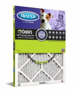 Brand new ✨ Bestair 14 x 20 x 1 Merv 11 Carbon Infused Pet Filter - PF1420-1 - Furnace Filters & Maintenance 🔔