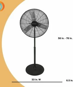 Budget 💯 Various Brands Comfort Zone High-Velocity Pedestal Shop Fan, 30" - FS-750-4 - Fans 🛒 -Heating Shop c80cf61474d975b6a60a23ca3db48bfc930b308f 26220001 5