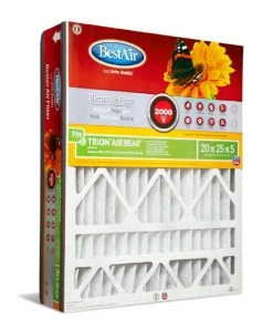 Wholesale ⌛ Bestair 20 x 25 x 5 Merv 11 Trion Air Bear Furnace Filter - AB2025-11R - Furnace Filters & Maintenance 🔥