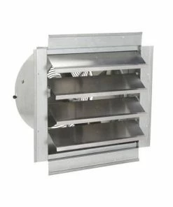 Hot Sale ❤️ Ventamatic Maxxair 1400CFM 14 inch Heavy Duty Exhaust Fan with Integrated Shutter IF14UPS - Dryer Vents 😀