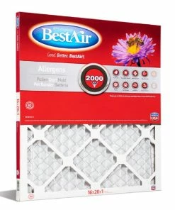 Hot Sale 🛒 Bestair 16 x 20 x 1 Merv 11 Pleated Furnace Filter - B1-1620-11-6 - Furnace Filters & Maintenance 🌟