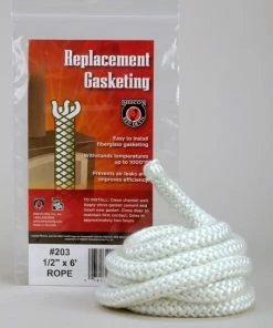 Promo 🛒 Meeco 1/2 inch x 6 ft Replacement Stove Door Gasket Rope 203 - Wood Heaters ⭐
