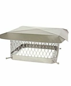 Best deal 🥰 HY-C 5/8" Mesh Galvanized Steel California ShelterPro Chimney Cap SCC-CA - Fireplace Accessories 🧨